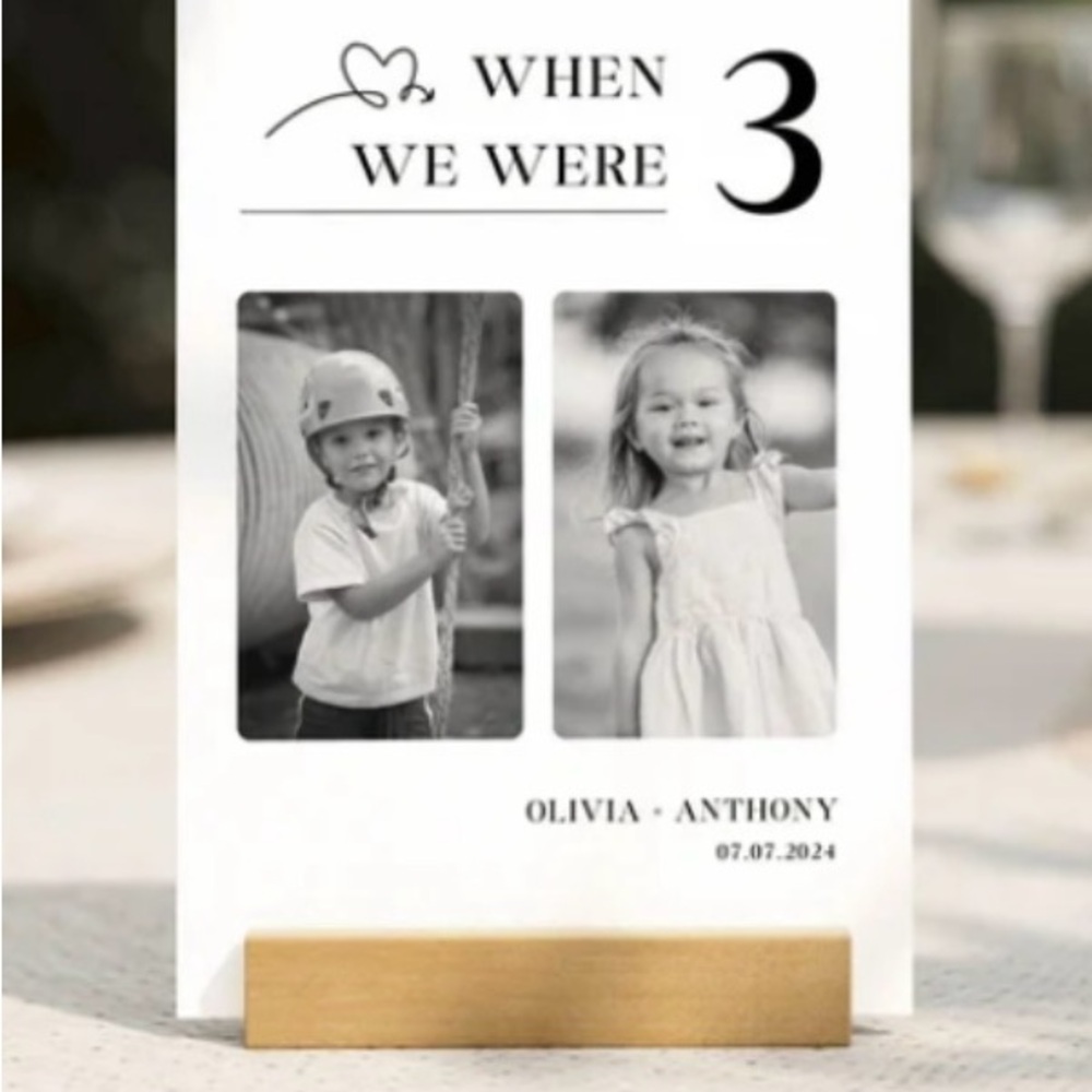 16 Wooden Stands Table Number Signs Wedding Occasion
